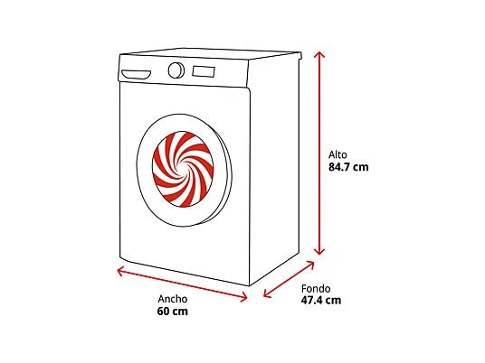 Lavadora carga frontal - BEKO B1XW752WSPT, 7 kg, 1200 rpm, 15 Programas, SteamCure™, DrumClean, Motor ProSmart Inverter, Blanco