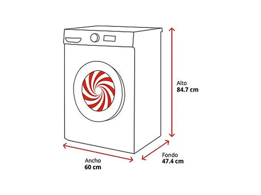 Lavadora carga frontal - BEKO B1XW752WSPT, 7 kg, 1200 rpm, 15 Programas, SteamCure™, DrumClean, Motor ProSmart Inverter, Blanco