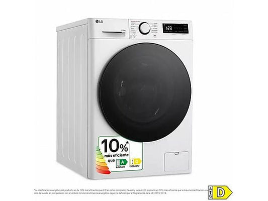 Lavadora secadora - LG AI Direct Drive Turbowash 360, 11 kg + 6 kg, Blanco