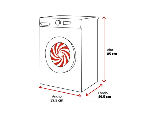 Lavadora carga frontal - ok. OWM 7123 A INV, 7 kg, 1400 rpm, 15 Programas, Motor Inverter, Función vapor, Blanco