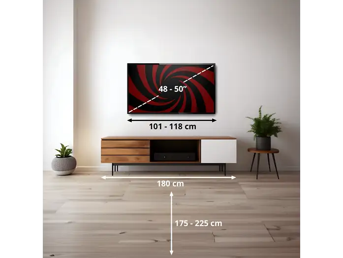 TV QNED Mini LED 50 - LG 50QNED72B6B, UHD 4K, Procesador Inteligente α7 AI Processor 4K Gen9, Smart TV, DVB-T2 (H.265), Negro