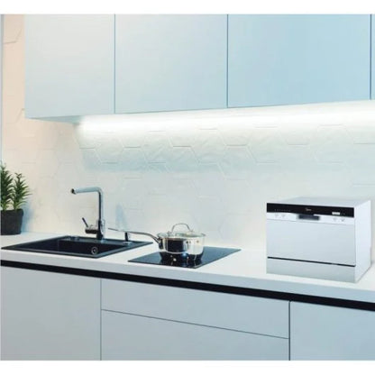 Lavavajillas Midea MTD55S101W-ES 6 Cubiertos F compacto filtro antibacterias