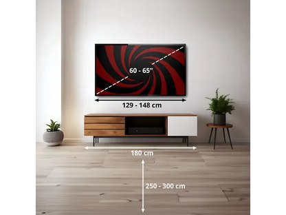 TV QLED 65 - TCL 65T69C, UHD 4K, Procesador AiPQ, Smart TV, DVB-T2, Negro