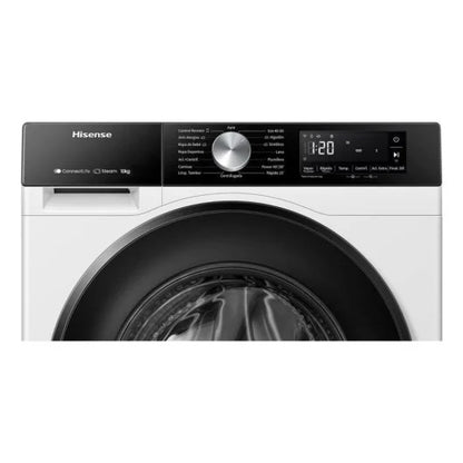 Lavadora Hisense WF3S1043BW1 Carga Frontal 10 kg 1400 rpm Clase A Blanca WiFi
