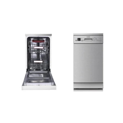 Lavavajillas Infiniton DIW-4513X 10 Servicios Clase E 45cm Inoxidable LED 7 Programas