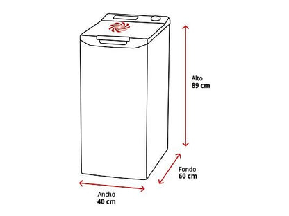 Lavadora carga superior - ELECTROLUX EN6T4722NF, 7 kg, 1200 rpm, 14 programas, SensiCare, Blanco