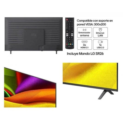 TV LG NANO 4K UHD AI 55NU8E0B3LA 55 4K UHD 60Hz Smart TV WebOS HDR10