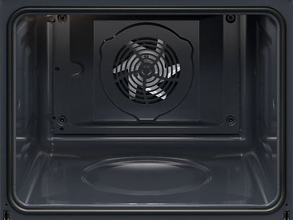 Horno multifunción - AEG Serie 5000 V5ABU20SK, Display LED, de 72 litros, 7 funciones, limpieza fácil, Integrable, Hidrolítica, 72 l, 596 mm, Negro