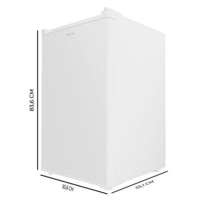 Congelador Bolero CoolMarket TF 87 White 87L Clase E compacto 3 cajones