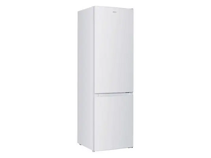 Frigorífico combi - Candy CCH1S518EW, Cíclico, 180 cm, 262 l, Tirador integrado, Puerta reversible, Blanco