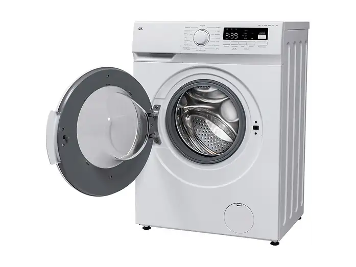 Lavadora carga frontal - ok. OWM 7123 A INV, 7 kg, 1400 rpm, 15 Programas, Motor Inverter, Función vapor, Blanco