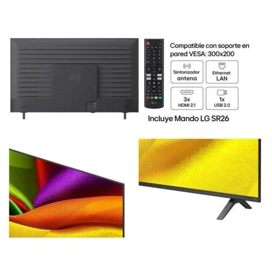 TV LG NANO 4K UHD AI 50NU8E0B3LA 50 4K UltraHD 60Hz Smart TV webOS HDR10