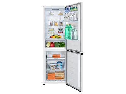 Frigorífico combi - Hisense RB390N4AWE1, Puerta reversible, Congelamiento rápido, No Frost, 186 cm, 304 l, Blanco