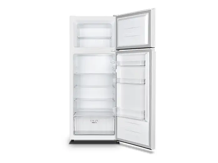 Frigorífico dos puertas - Hisense RT267D4AWE, Cíclico Defrost, 143.4 cm, 206 l, Iluminación LED, Blanco