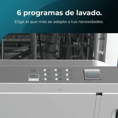 Cecotec Bolero Aguazero 4101 Full-BI Lavavajillas Integrable 11 Cubiertos E Acero Inoxidable