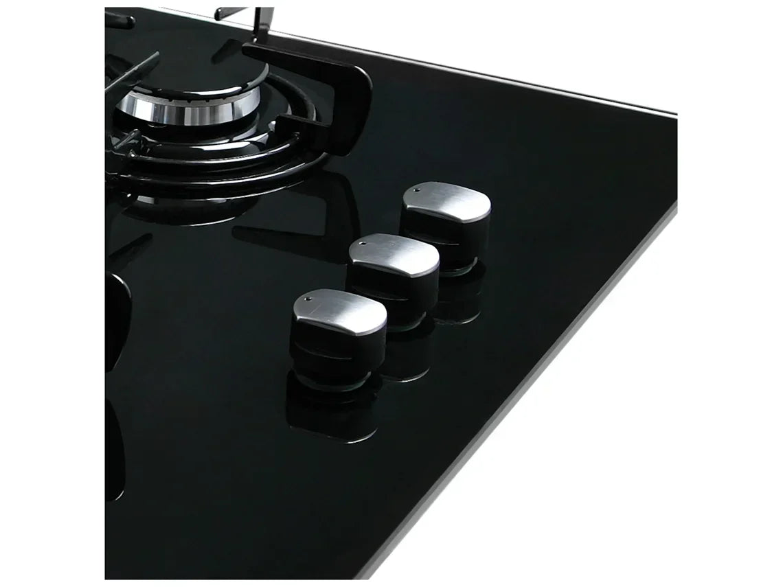 Cata CIB 6031 BK Placa de Gas 4 Zonas Negro