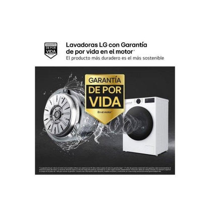 Lavadora LG 9 kg A F2X50S9TLB con AI Direct Drive y TurboWash 360º