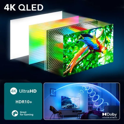 TV Philips The One Ambilight QLED 75 75PUS9010 UltraHD 4K Dolby Vision Dolby Atmos Titan OS