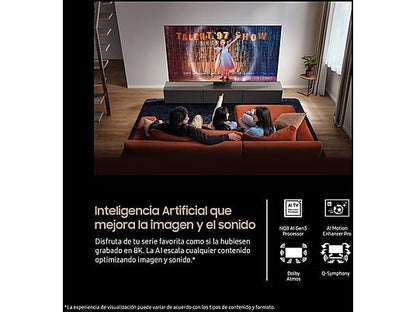 TV Neo QLED 98 - Samsung TQ98QN990FTXXC, QLED Mini Led 8K, NQ8 AI Gen3 Processor, Smart TV full AI, wifi, Negro grafito