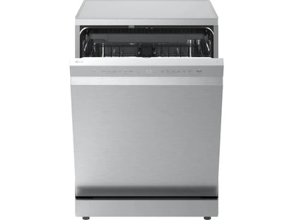 Lavavajillas LG DF273FV QuadWash con Vapor y Sistema EasyRack, Acero Inoxidable