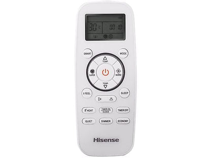 Split 1x1 - HISENSE Brissa CA25YR03, Función Inverter, Blanco