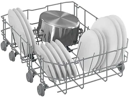 Lavavajillas - Beko DVS05024W, Independiente, 10 servicios, 5 programas, WaterSafe™, 44.8 cm, Blanco