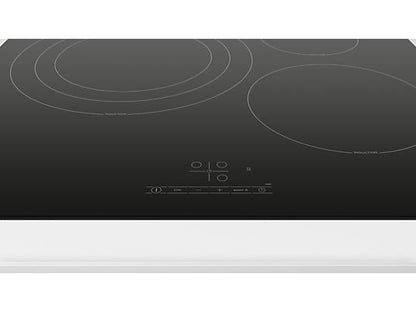 Placa inducción - Bosch PID61RBB5E, 3 zonas, Zona grande 32 cm, 17 niveles, Control TouchSelect, Negro