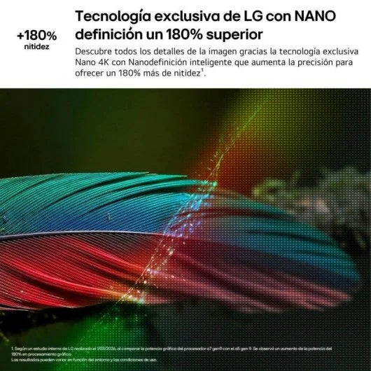 TV LG NANO 4K UHD AI 50NU8E0B3LA 50 4K UltraHD 60Hz Smart TV webOS HDR10