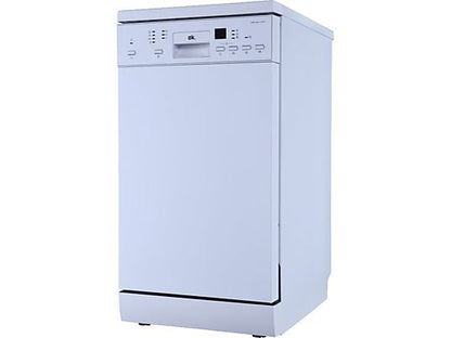 Lavavajillas - ok. ODW 4541-1 E FS, 10 Servicios, 7Programas, 44.5 cm, Libre Instalación, Blanco