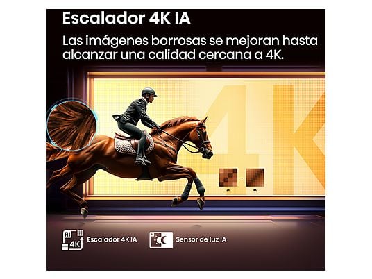 TV LED 55 - HISENSE 55A6Q, UHD 4K, Quad CoreMT9603, Smart TV, DVB-T2 (H.265), Negro
