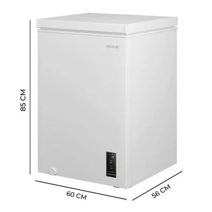 Congelador Cecotec Bolero CoolMarket Chest 143P White E 143L Dual Function Ultra Silencioso