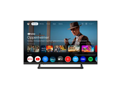 TV LED 24 - PEAQ PTV 24GH-5025C, HD Ready, Google TV, Dolby Audio, DVB-T2, Negro