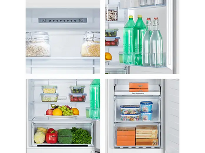 Frigorífico combi - Hisense RB390N4AWE1, Puerta reversible, Congelamiento rápido, No Frost, 186 cm, 304 l, Blanco