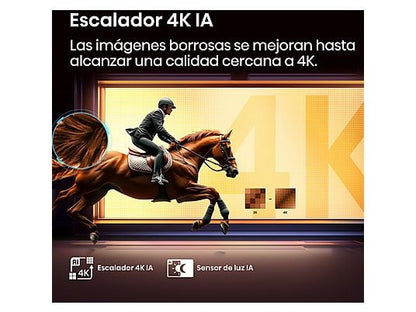 TV LED 43" - HISENSE 43A6Q, UHD 4K, Quad Core/MT9603, Smart TV, DVB-T2 (H.265), Negro