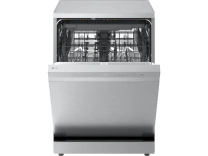 Lavavajillas LG DF273FV QuadWash con Vapor y Sistema EasyRack, Acero Inoxidable