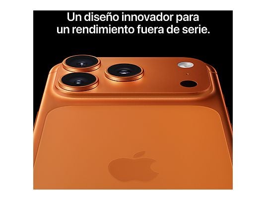 Apple iPhone 17 Pro Max, Plata, 256 GB, 5G, 6.3 OLED Super Retina XDR, Chip A19 Pro, iOS