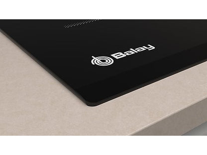 Placa inducción - Balay 3EB864FR, 3 zonas, Negro