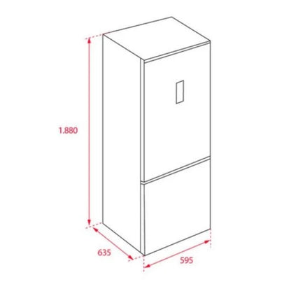 Teka NFL 345 C Frigorífico Combi E Acero Inoxidable