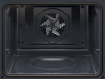 Horno multifunción - AEG Serie 5000 V5ABU20SK, Display LED, de 72 litros, 7 funciones, limpieza fácil, Integrable, Hidrolítica, 72 l, 596 mm, Negro