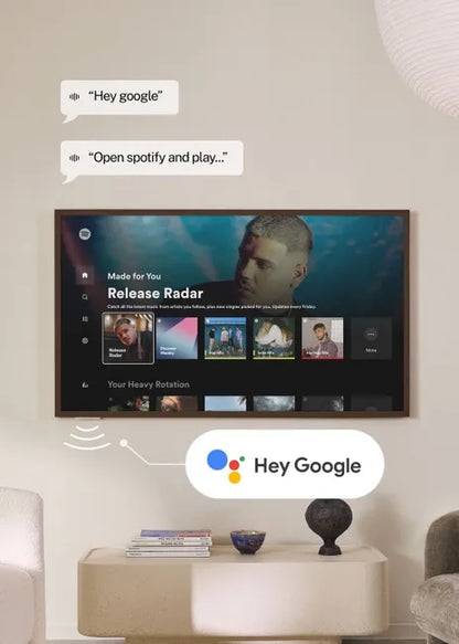 CREATE - TV ART MATTE - Televisor Smart TV QLED 4K con pantalla antirreflejos y galería de arte