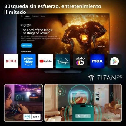 TV Philips The One Ambilight QLED 55 55PUS9010 UltraHD 4K Dolby Vision Dolby Atmos Titan OS