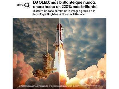 TV OLED 83 - LG OLED83G54LW.AEU, UHD 4K, Procesador Inteligente α11 AI Processor 4K Gen2, Smart TV, DVB-T2 (H.265), Rocky Black