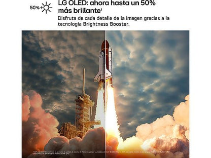 TV OLED 77 - LG OLED77C55LA, OLED 4K, Procesador Inteligente α9 AI Processor 4K Gen8, Smart TV, DVB-T2 (H.265), Negro