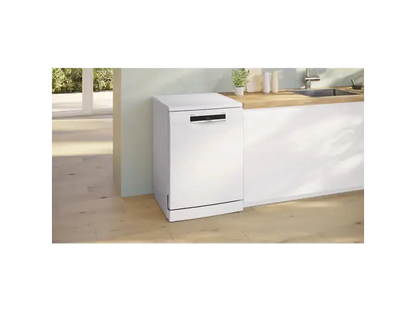 Lavavajillas libre instalación 60 cm - BOSCH Serie 6 SMS6ECW15E, 14 servicios, 6 programas, 60,0 cm, Blanco