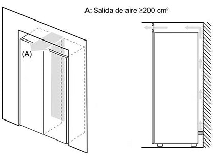 Balay congelador Vertical 3GFE563WE