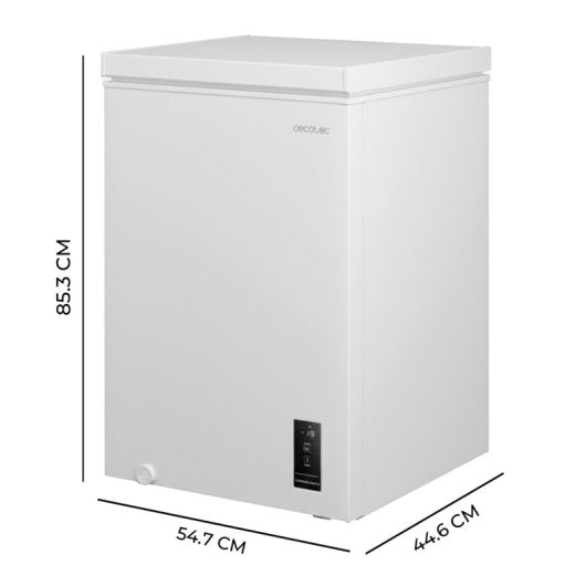 Congelador Cecotec Bolero CoolMarket Chest 99P 99L Dual UltraContact White