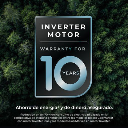 congelador vertical inox con bandejas ajustables