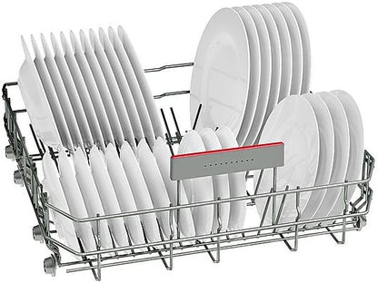 Lavavajillas - Bosch SMS4EMW06E, 14 servicios, 6 programas, 60 cm, Home Connect, RackMatic, Blanco