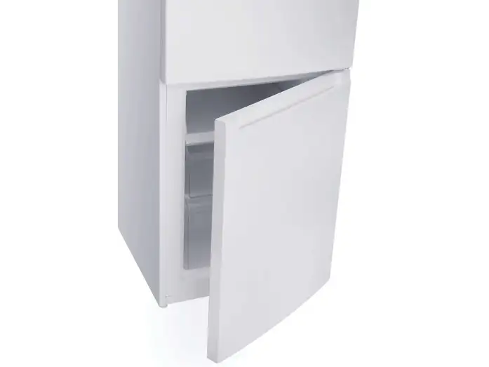 Frigorífico combi - Candy CCH1S518EW, Cíclico, 180 cm, 262 l, Tirador integrado, Puerta reversible, Blanco