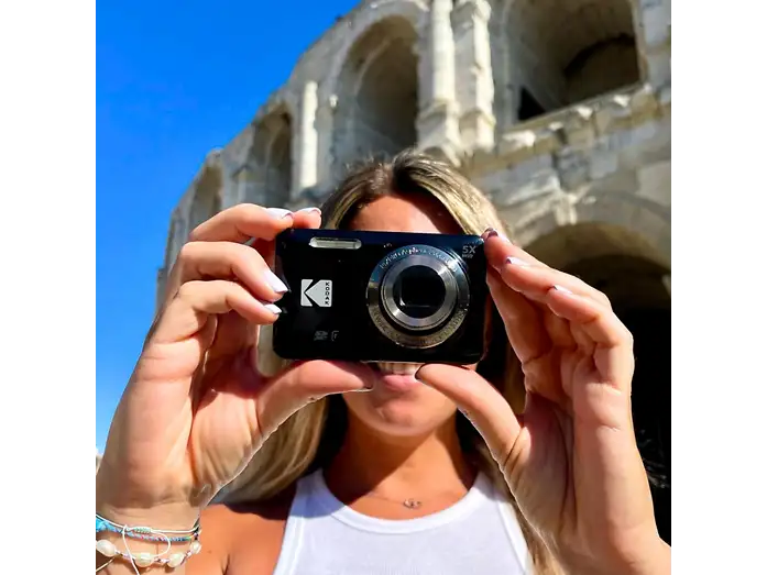 Cámara digital - KODAK FZ55-BK, 16,76 megapixel, Full HD 1080p, Negro